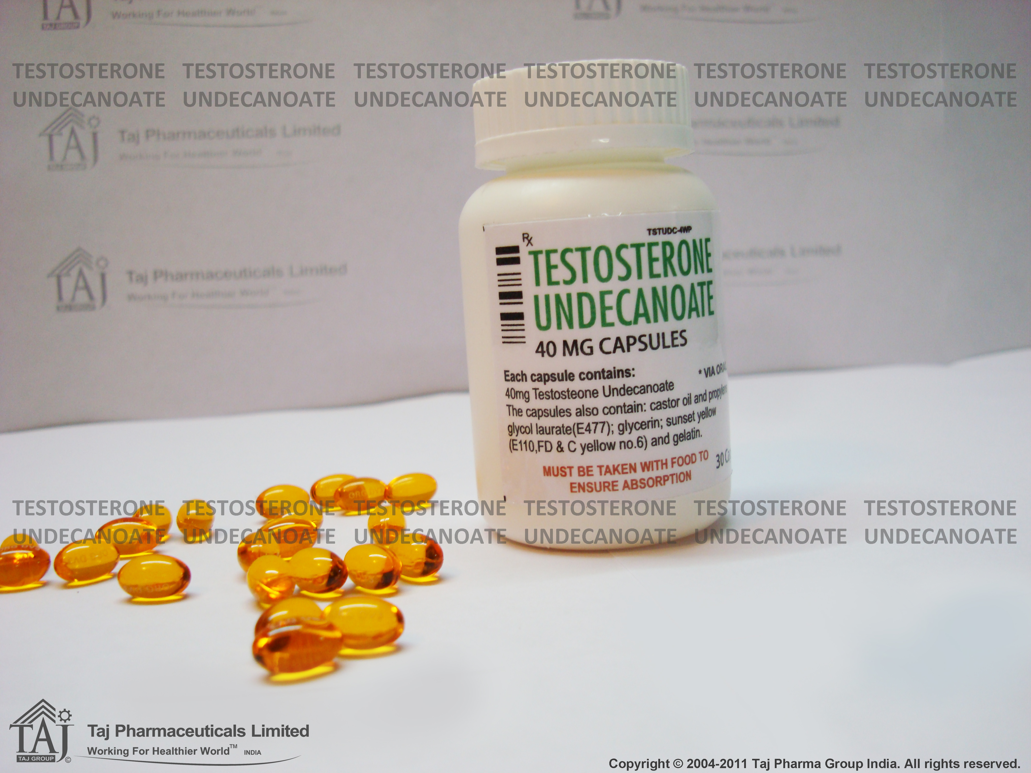 Testosterone Undecanoate Manufacturer (Generics),exporter, Testosterone ...